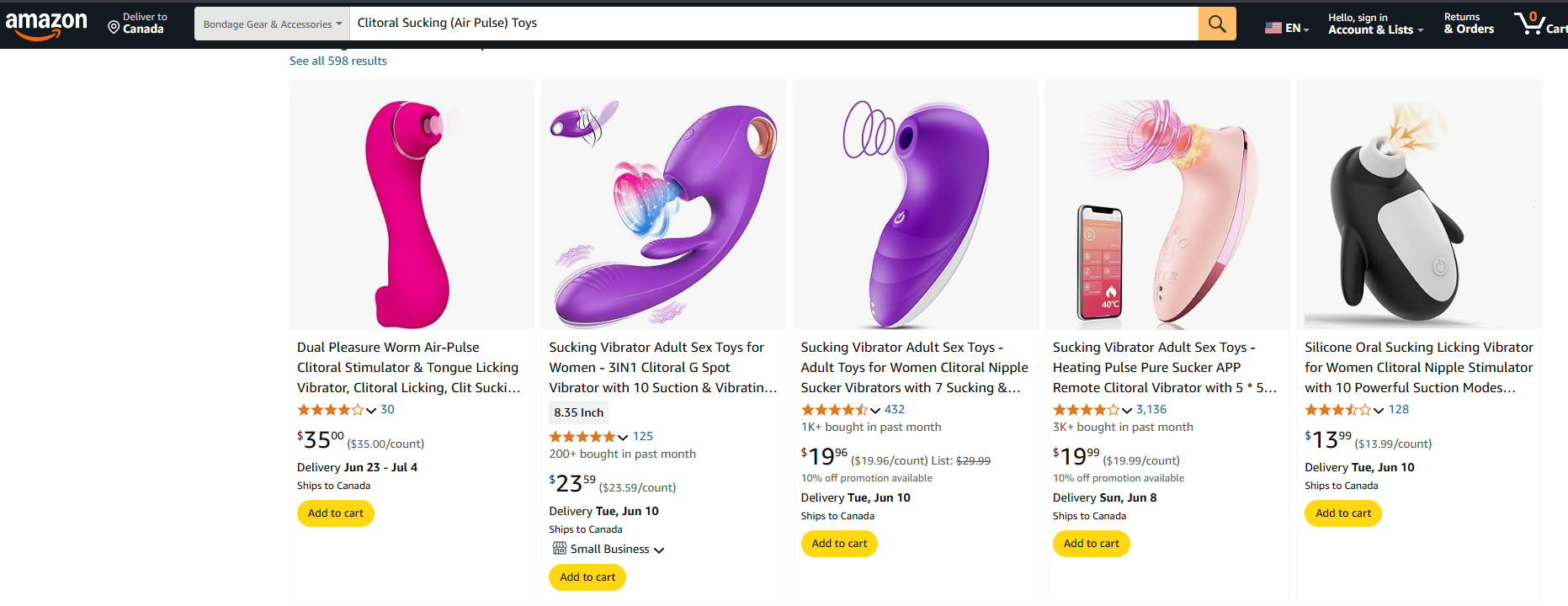 Clitoral Sucking (Air Pulse) Toys